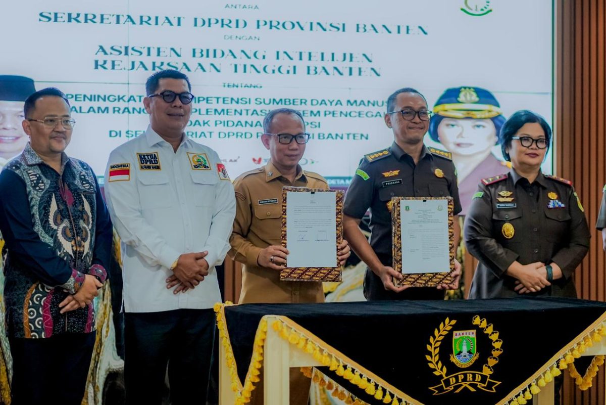 DPRD Provinsi Banten dan Kejaksaan Tinggi Banten Jalin Kerja Sama untuk Penguatan Pencegahan Korupsi